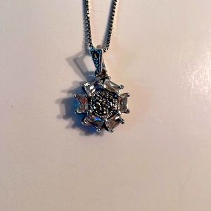 Marcasite pendant and chain